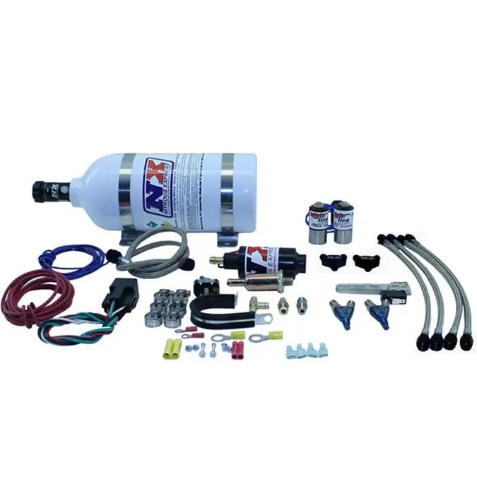 Zestaw Nitro Nitrous Express NX 62026P do silników dwucylindrowych Łatwy zwrot