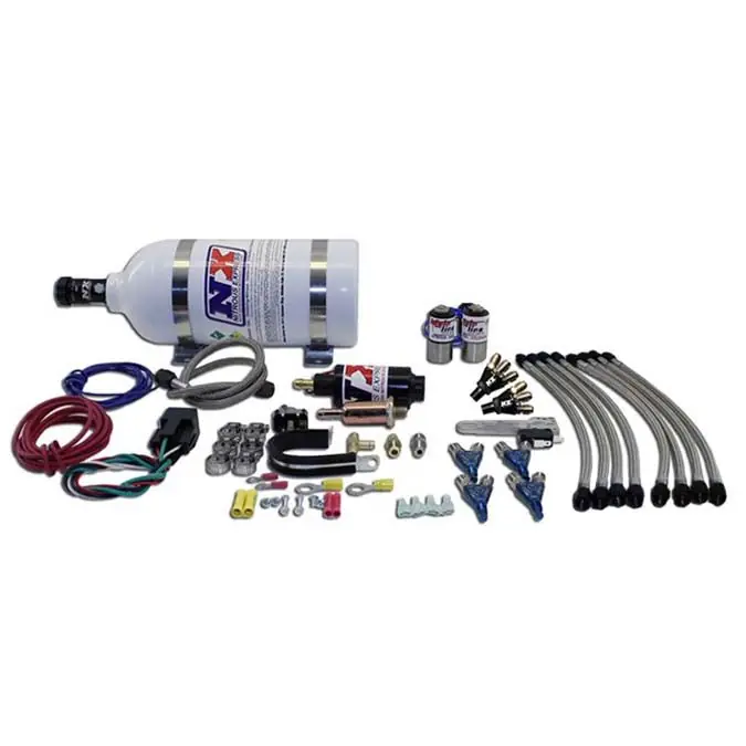 Four Cylinder Mainline System with 2.5Lb Bottle Nitrous Express NX 62028P Popularny