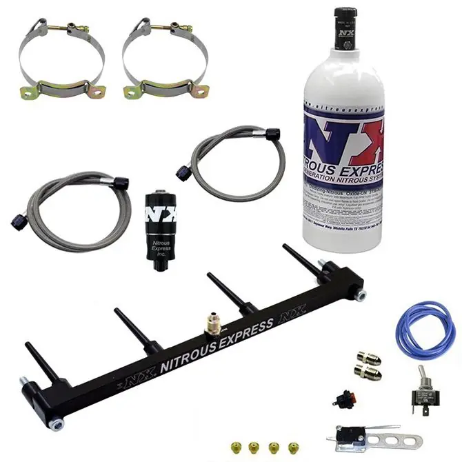 Billet Spray Bar System ZX-14 with 1.0Lb Bottle Nitrous Express NX 62203-1.0P Ostatnie sztuki