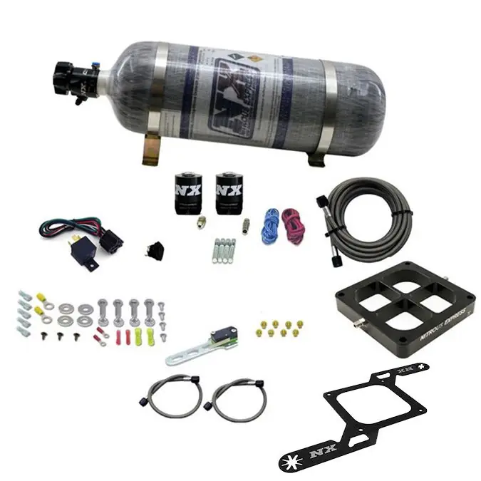 4500 Billet Crossbar Plate System Single Stage 50-300Hp with 12Lb Carbon Bottle Nitrous Express NX 63070-12 Zamów dziś