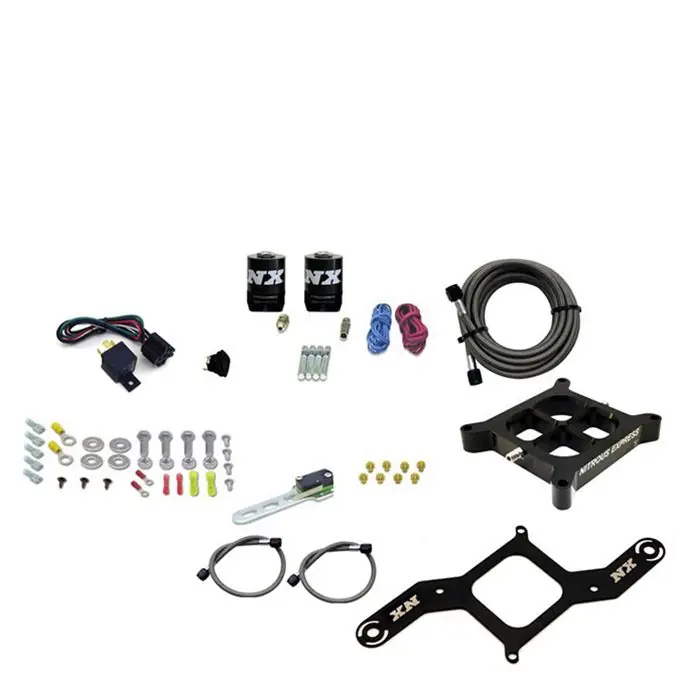 4150 Billet Crossbar Plate System Single Stage 100-500Hp without Bottle Nitrous Express NX 66042-00 Szybka dostawa