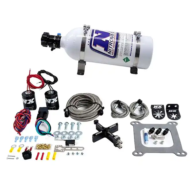Wybór klientów 4150 Covert Crossbar Plate System Pro-Power 100-500Hp with 5Lb Bottle Nitrous Express NX 63541-05