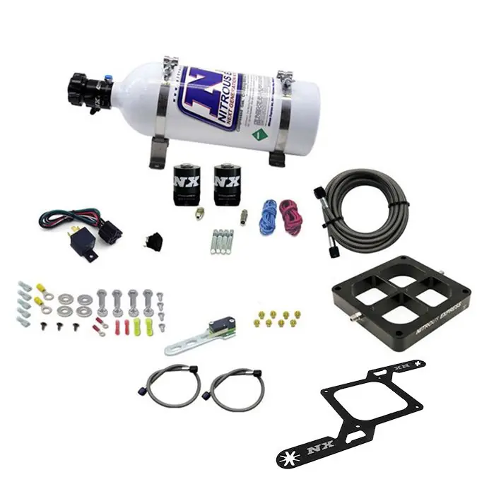 4500 Billet Crossbar Plate System Single Stage 100-500Hp with 5Lb Bottle Nitrous Express NX 63570-05 Promocja