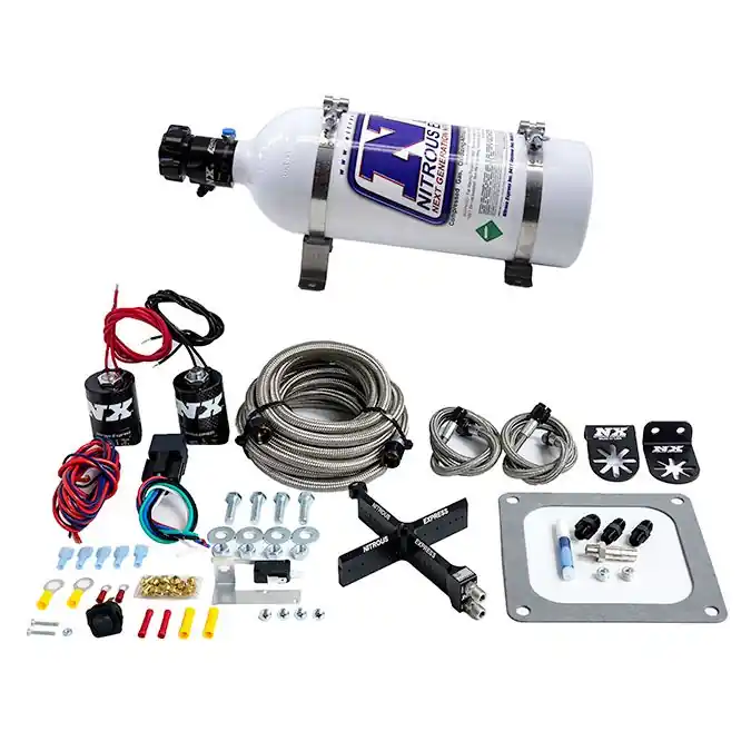 Nie przegap 4500 Covert Crossbar Plate System Pro-Power 100-500Hp with 5Lb Bottle Nitrous Express NX 63571-05