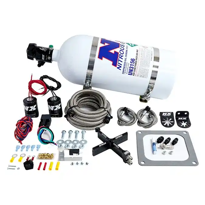 Oferta czasowa 4500 Covert Crossbar Plate System Pro-Power 100-500Hp with 10Lb Bottle Nitrous Express NX 63571-10