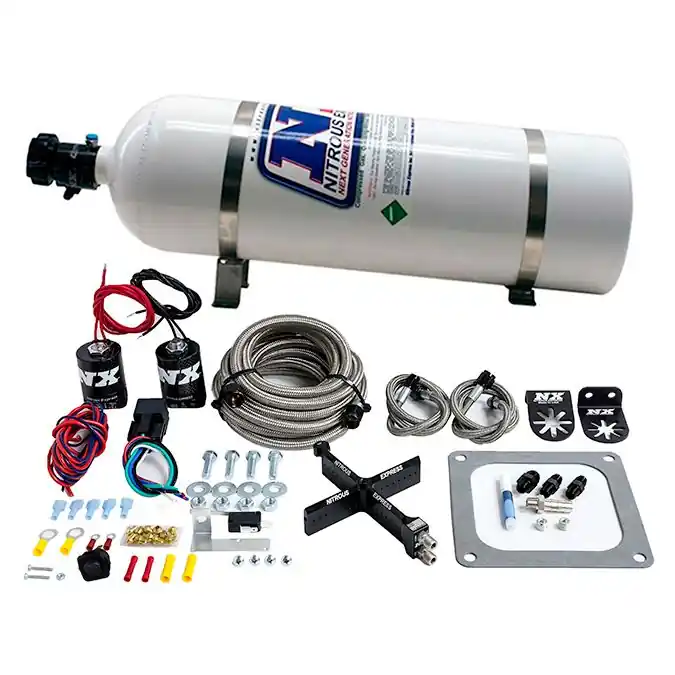 4500 Covert Crossbar Plate System Pro-Power 100-500Hp with 15Lb Bottle Nitrous Express NX 63571-15 Dostępne od ręki