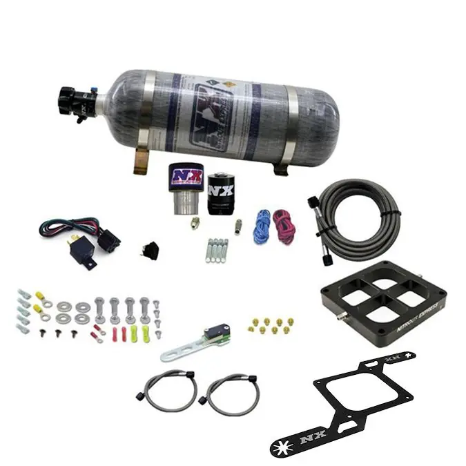 Oferta 4500 Billet Crossbar Plate System Single Stage 250-650Hp with 12Lb Carbon Bottle Nitrous Express NX 63970-12