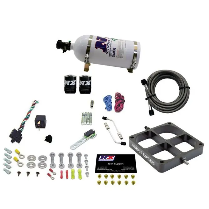 Szybka wysyłka 8500 Billet Crossbar Plate System Single Stage 100-500Hp with 5Lb Bottle Nitrous Express NX 63980-05