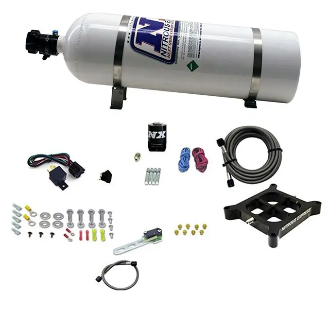 Obniżka ceny Billet Crossbar Plate System Dry Single Stage 100-500HP 4150 Flange 15LB Nitrous Express NX 66142-15