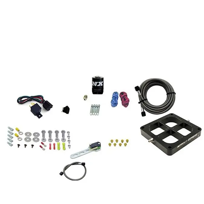 Billet Crossbar Plate System Dry Single Stage 100-500HP 4500 Flange without Bottle Nitrous Express NX 66147-00 Ograniczona ilość