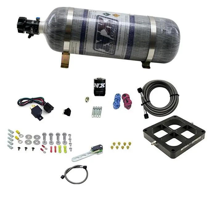 Billet Crossbar Plate System Dry Single Stage 100-500HP 4500 Flange 12LB Nitrous Express NX 66147-12 Ostatnie sztuki