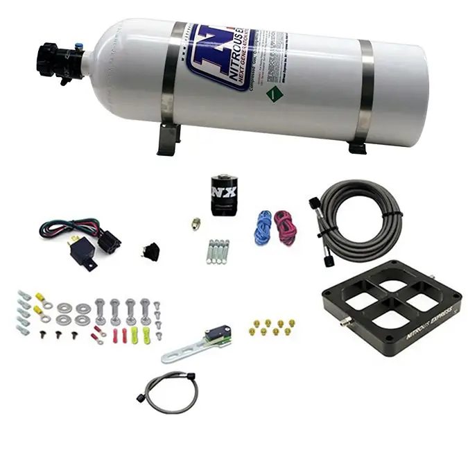 Tani Billet Crossbar Plate System Dry Single Stage 100-500HP 4500 Flange 15LB Nitrous Express NX 66147-15