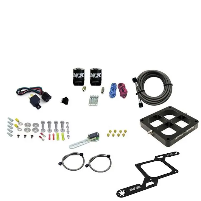 Zamów dziś Billet Crossbar Plate System Dry Dual Stage 100-1000HP 4500 Flange without Bottle Nitrous Express NX 66247-00