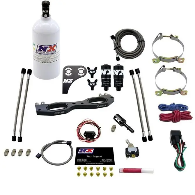 Nitrous Plate System Polaris RZR 1000 with 2.5Lb Bottle Nitrous Express NX 67002-2.5P Szybka wysyłka