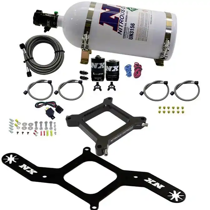 4150 Assassin Plate Gasoline RNC 250-750Hp with 10Lb Bottle Nitrous Express NX 67140-10 Taniej