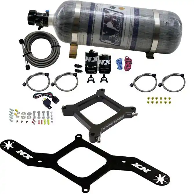 Ograniczona ilość 4150 Assassin Plate Gasoline RNC 250-750Hp with 12Lb Carbon Bottle Nitrous Express NX 67140-12