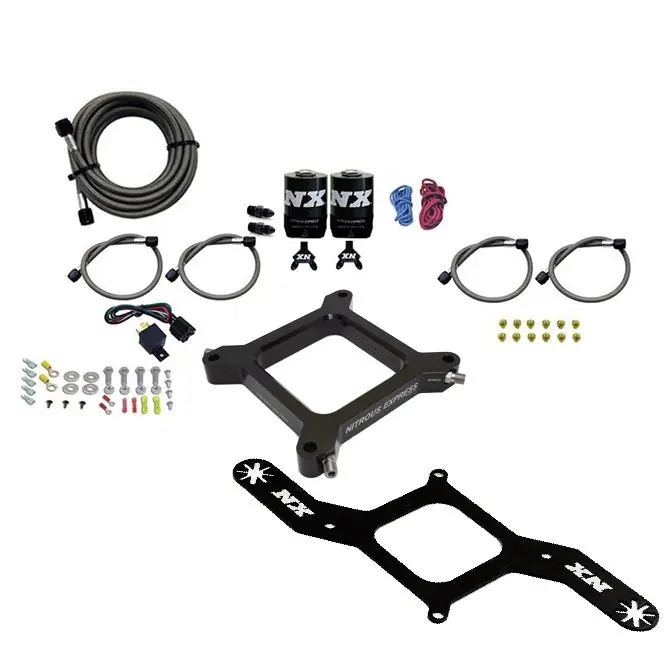Premium 4150 Assassin Plate Alcohol Stage 6 100-300Hp without Bottle Nitrous Express NX 67245-00