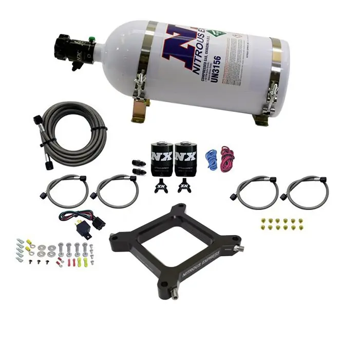 Oferta czasowa 4150 Assassin Plate Alcohol Pro-Power 100-500Hp with 10Lb Bottle Nitrous Express NX 67545-10