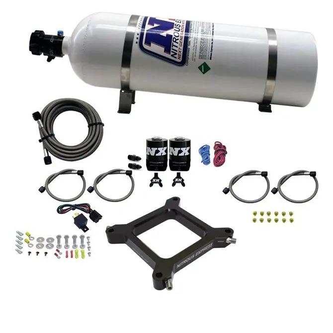 Nowość 4150 Assassin Plate Alcohol Pro-Power 100-500Hp with 15Lb Bottle Nitrous Express NX 67545-15