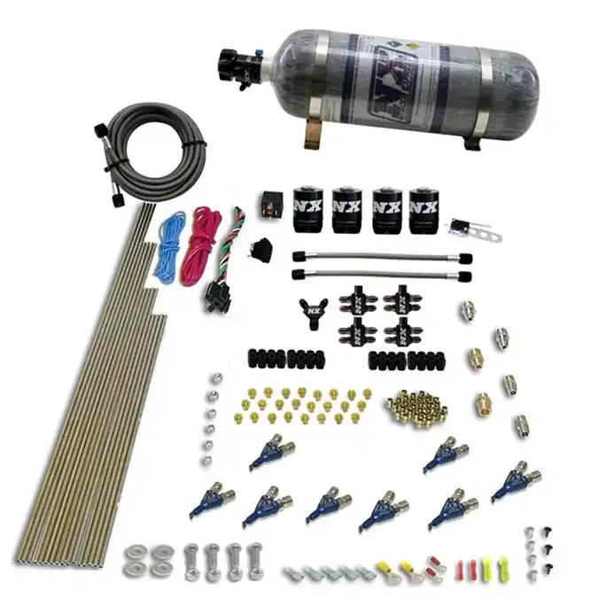 8-Cyl Direct Port Nitrous System EFI Gasoline (200-500Hp) 12LB Nitrous Express NX 80001EFI-12 Wyjątkowa oferta
