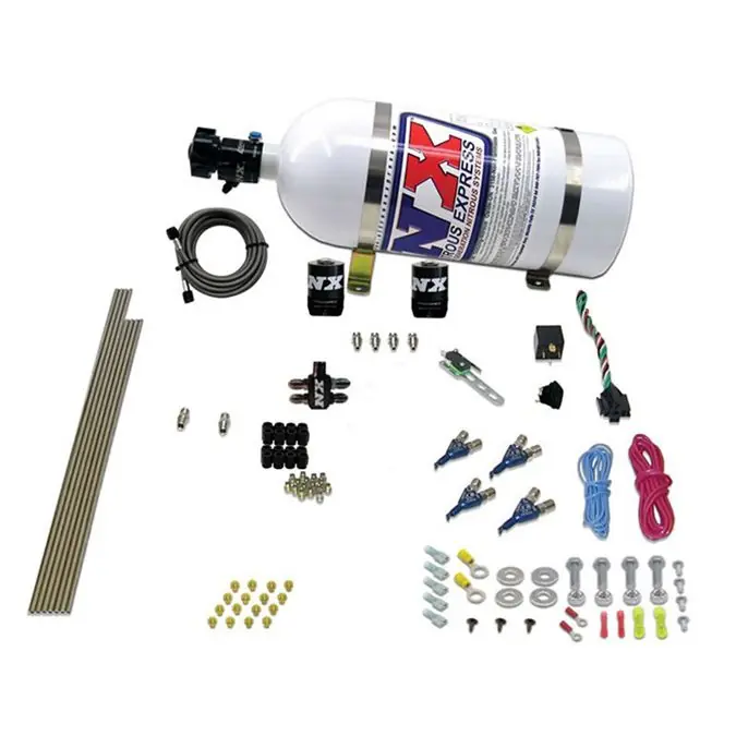 Bestseller 4-Cyl Direct Port Nitrous System EFI Gasoline (100-150-250Hp) 10Lb Nitrous Express NX 80004EFI-10