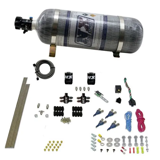 4-Cyl Direct Port Nitrous System EFI Gasoline (100-150-250Hp) 12LB Nitrous Express NX 80004EFI-12 Hit cenowy