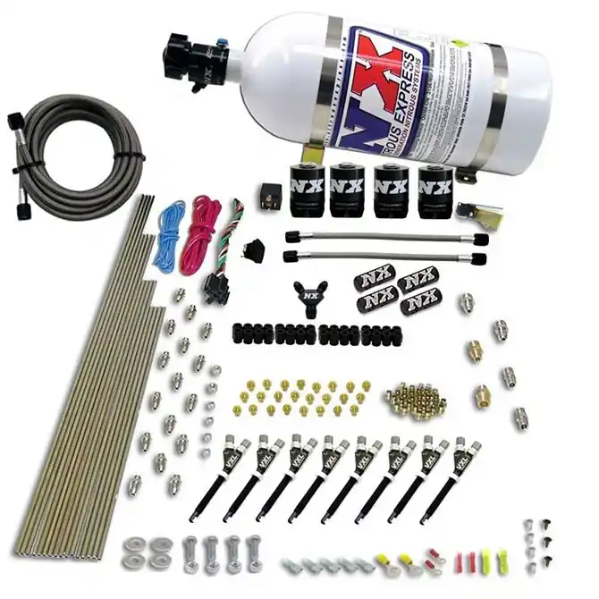 VXL EFI Direct Port Nitrous System 8 Cylinder (200-500Hp) 10LB Nitrous Express NX 80019EFI-10 Nowość