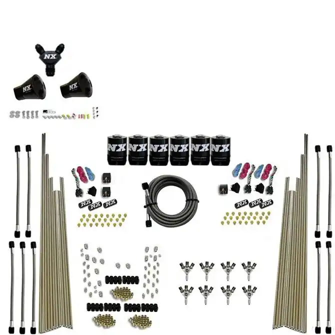 8-Cyl Triple-D Dry Direct Port 3 Stage Dry 6 Solenoids without Bottle Nitrous Express NX 80020-00 Nowość