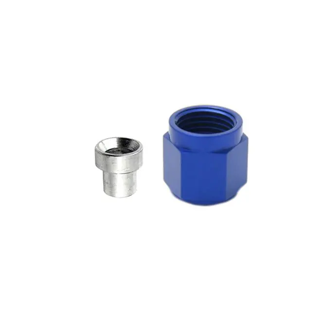 Wysoka jakość AN3 B-Nut and Sleeve Blue Nitrous Express NX 80090
