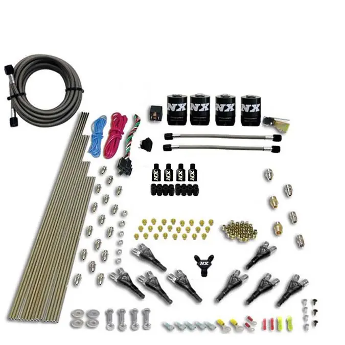 8-Cyl Shark Direct Port 4 Solenoids (200-500Hp) without Bottle Nitrous Express NX 90006-00 Obniżka ceny