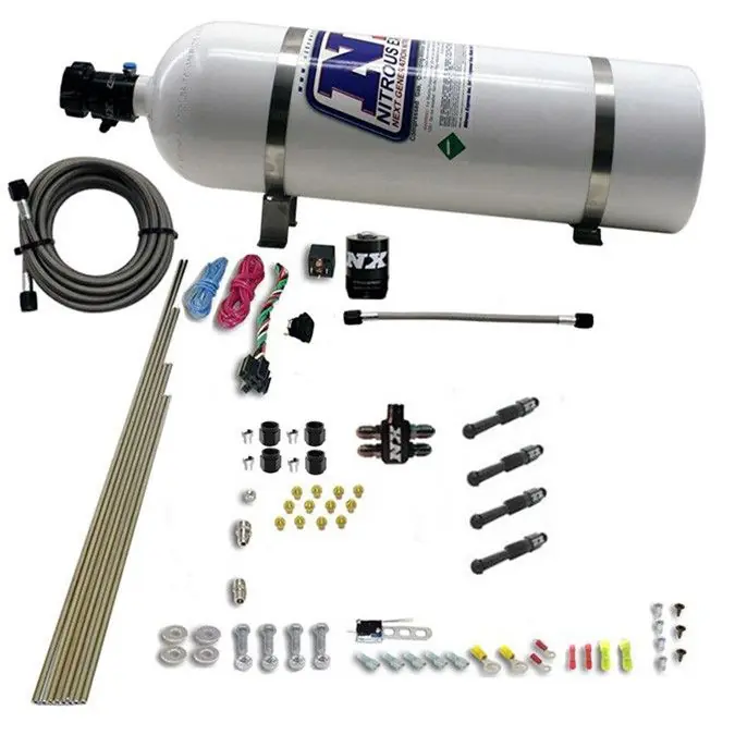 Ekspresowa dostawa Zestaw Nitro Nitrous Express NX 93046-15 Suchy bezpośredni 4 CYL