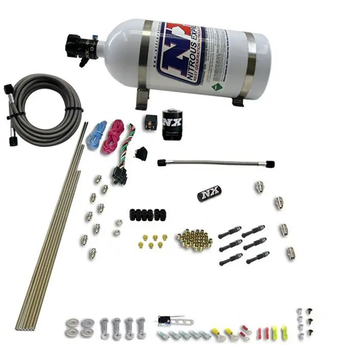 Zamów teraz Zestaw Nitro Nitrous Express NX 93066-15 Suchy bezpośredni 6 cyl butla 15lb