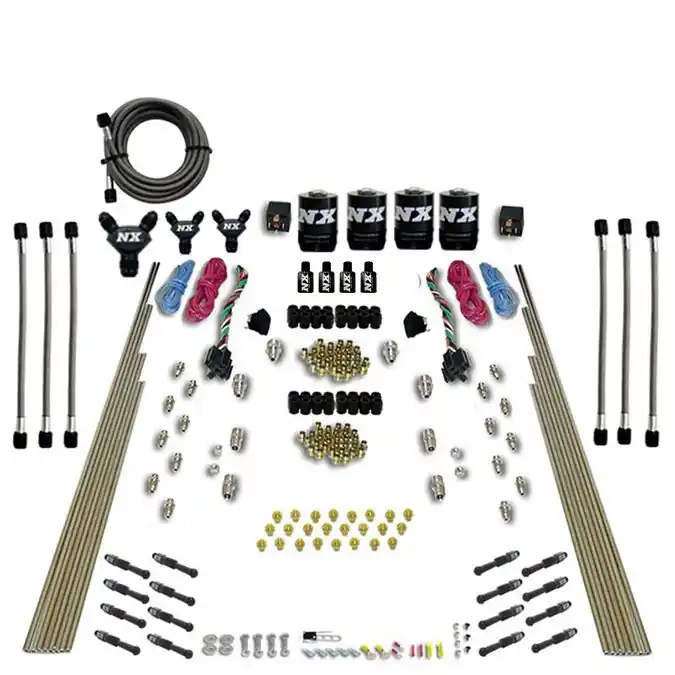 Dual Stage 8-Cyl Dry Direct Port Nitrous System without Bottle Nitrous Express NX 93106-00 Premium