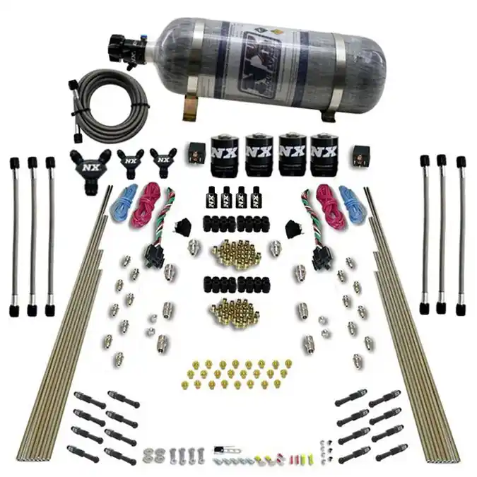 Dual Stage 8-Cyl Dry Direct Port Nitrous System 12LB Nitrous Express NX 93106-12 Oferta