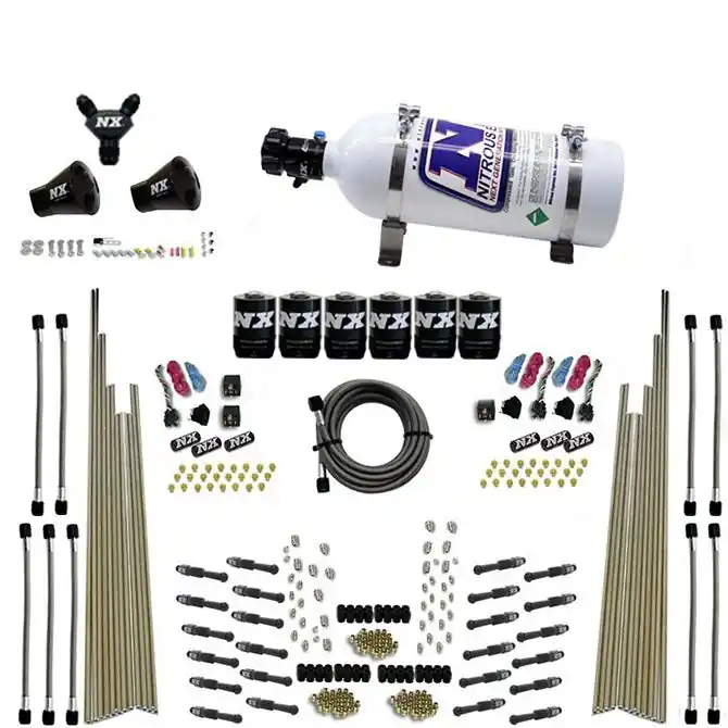 Cena promocyjna Three Stage 8-Cyl Dry Direct Port Nitrous System 5LB Nitrous Express NX 93206-05
