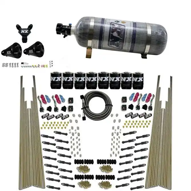 Four Stage 8-Cyl Dry Direct Port Nitrous System 12LB Nitrous Express NX 93306-12 Cena promocyjna
