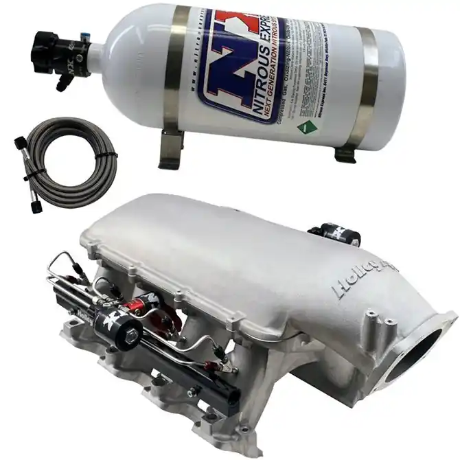 Ekspresowa dostawa Holley Hi-Ram Manifold LS7 Heads with Direct Port Nitrous Express NX INTAKE024