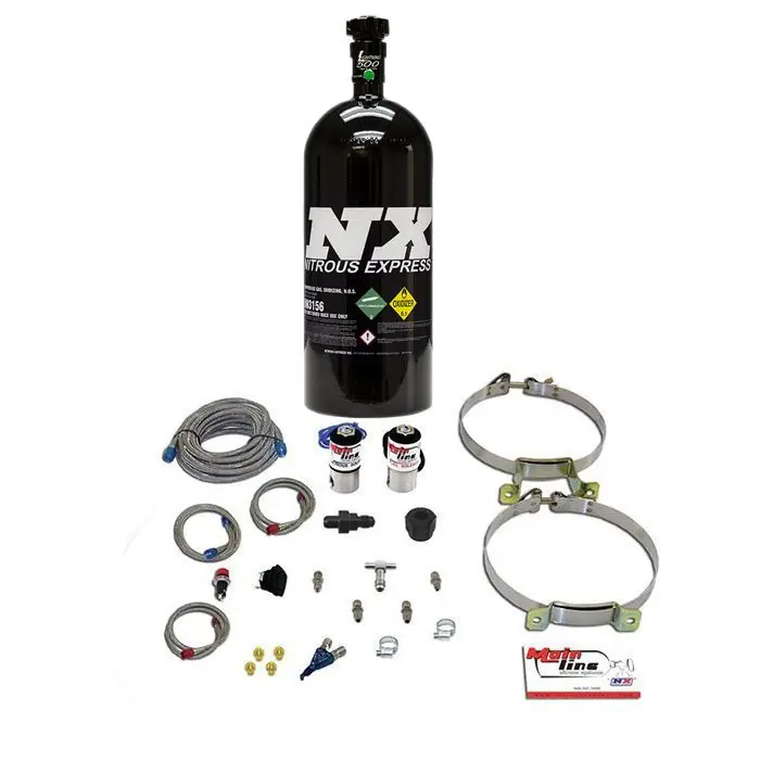 Kup online Zestaw mokry nitro NOS Nitrous Express NX ML2000B Mainline EFI czarna butla 10lbs (4.5kg)