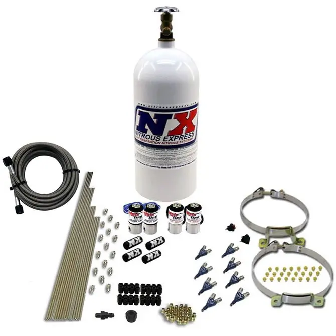EFI Mainline Direct Port Nitrous System 10LB Bottle Nitrous Express NX ML5000 Oferta limitowana