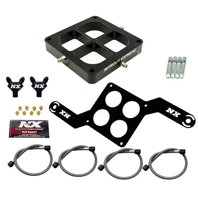 Dual Stage Billet Crossbar Plate Convesion 4500 Flange 50-300Hp Nitrous Express NX NX608 Ograniczona ilość