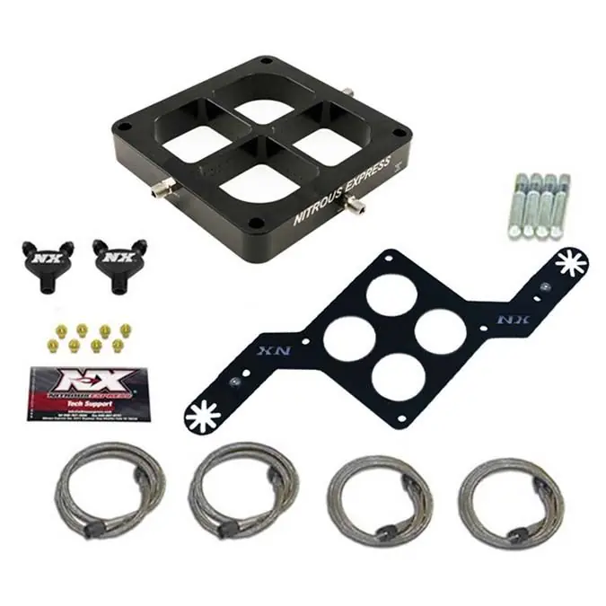 Dual Stage Billet Crossbar Plate Convesion 4500 Flange 100-500Hp Nitrous Express NX NX618 Niska cena
