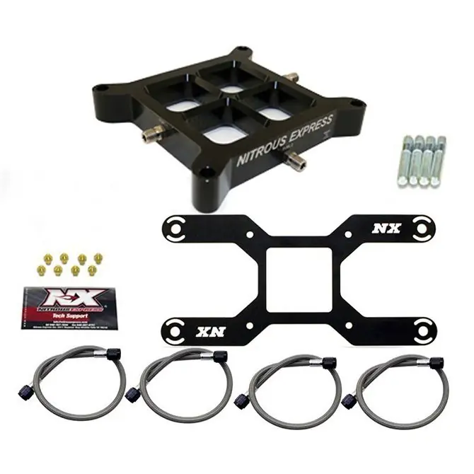 Tani Dual Stage Billet Crossbar Plate Convesion 4150 Flange 100-1000Hp Nitrous Express NX NX642