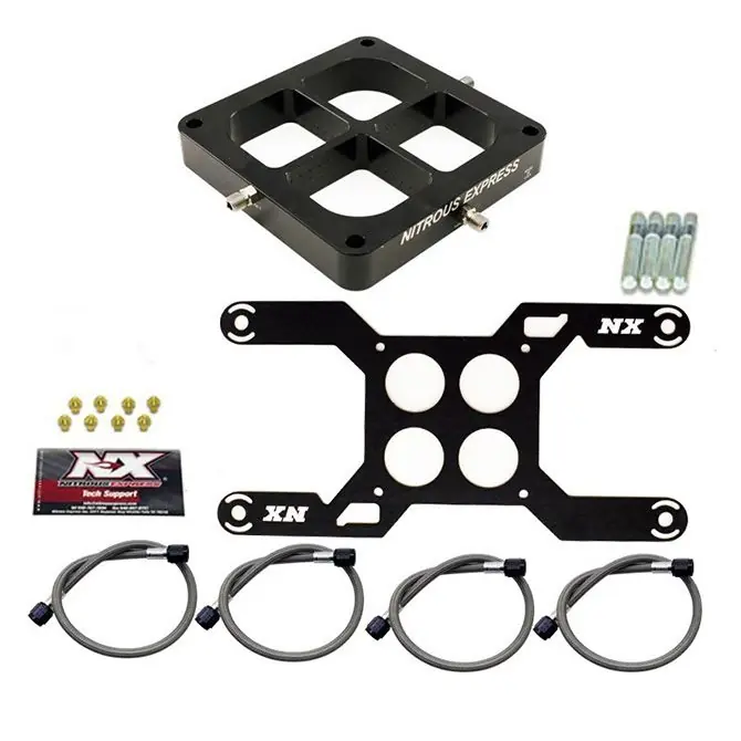 Dual Stage Billet Crossbar Plate Convesion 4500 Flange 100-1000Hp Nitrous Express NX NX647 Oferta limitowana