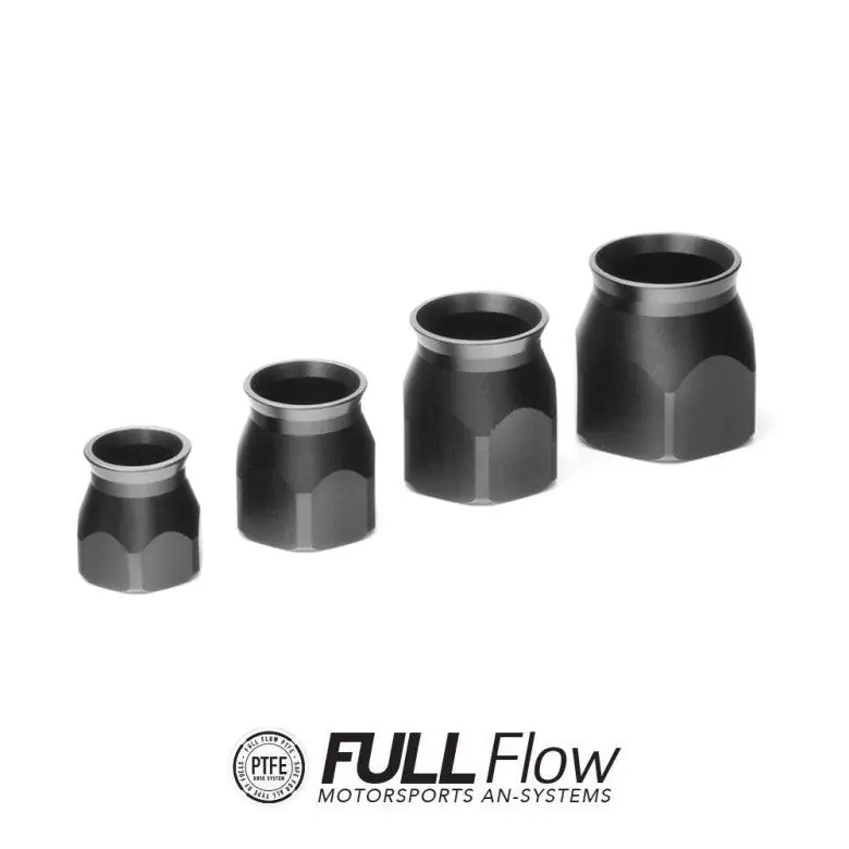 Nakrętka do końcówek PTFE Nuke Performance AN10, Black Niska cena