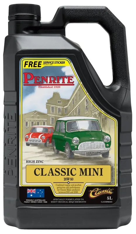 Nowość Olej silnikowy Penrite Classic Mini 20W-50 Mineral 5L