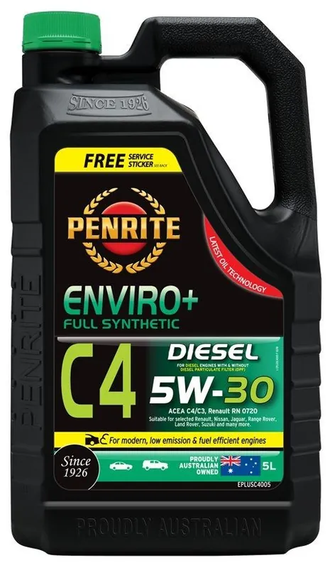 Wybór klientów Olej silnikowy Penrite Enviro + C4 5W-30 Full Synthetic 5L