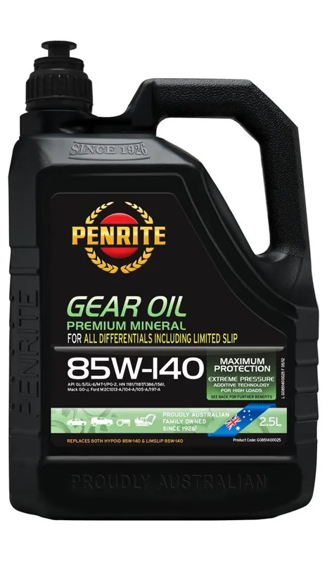 Olej przekładniowy Penrite Gear Oil 85W-140 Mineral 2.5L Najlepsza cena