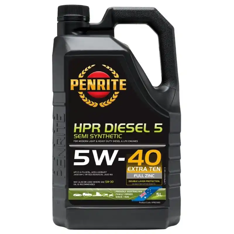Olej silnikowy Penrite HPR Diesel 5 5W-40 Semi Synthetic 5L Ograniczona ilość