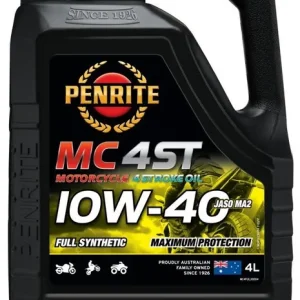 Darmowy zwrot Olej silnikowy motocyklowy Penrite MC-4ST Full Synthetic 10W-40 4L