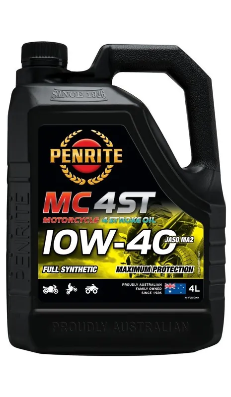 Darmowy zwrot Olej silnikowy motocyklowy Penrite MC-4ST Full Synthetic 10W-40 4L